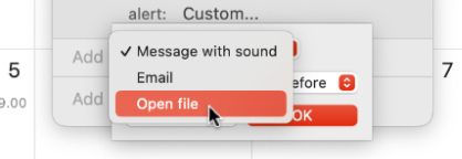 open file