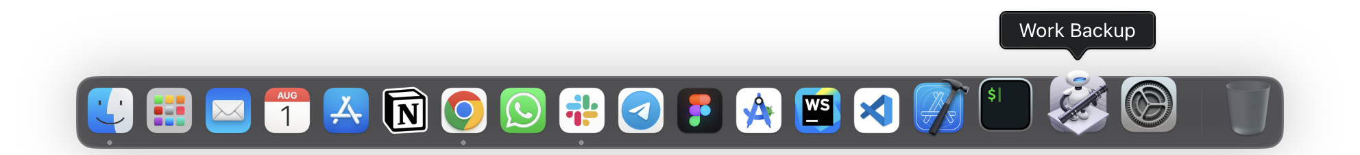 backup work